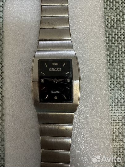 Часы gucci quartz 7708 chromo 2002г