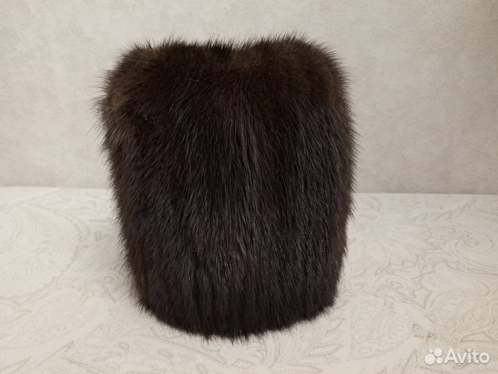Шапка норковая женская новая