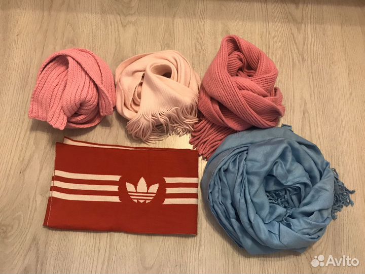 Шапка, шарф, перчатки для девочки пакетом