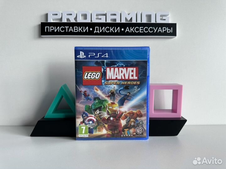 Lego super heroes новый диск для sony ps4