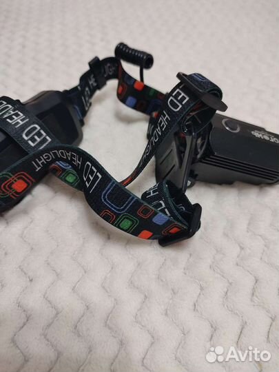 Налобный фонарь новый