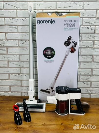 Вертикальный пылесос gorenje