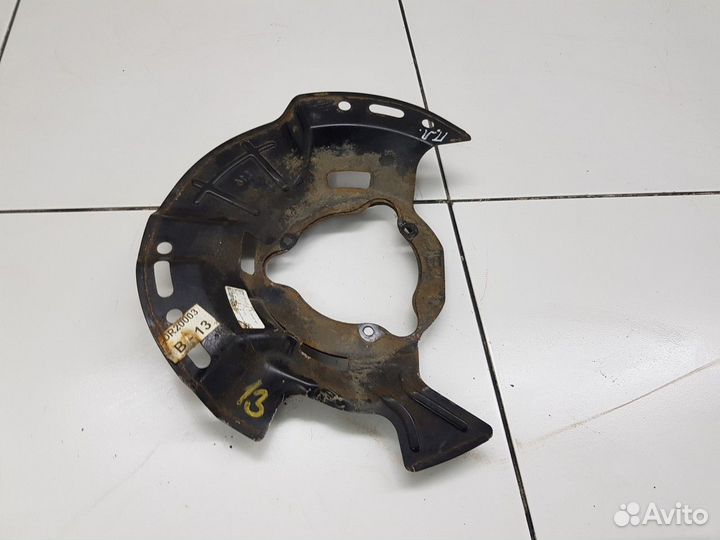 Кожух переднего левого тормозного диска