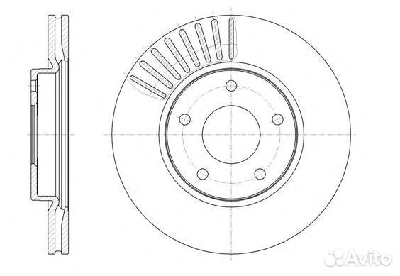 Диск тормозной передний