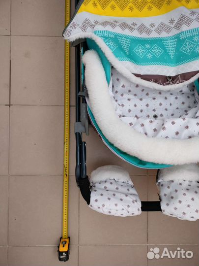 Санки коляска nika