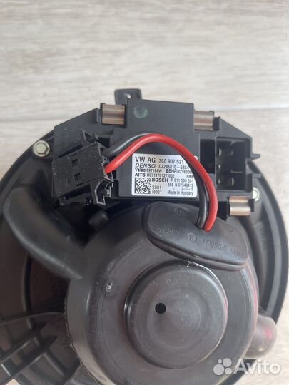 Моторчик печки volkswagen golf 6