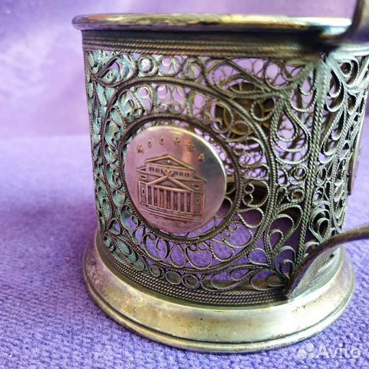 Подстаканники СССР скань