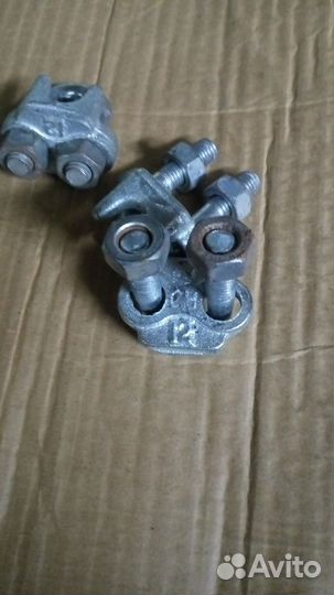 Зажимы стальных канатов, 12мм