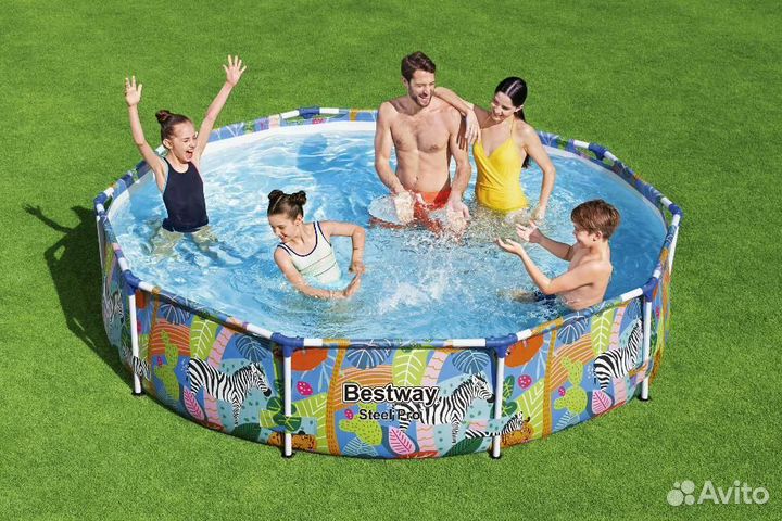 Бассейн каркасный Bestway Steel Pro 305 х 66см