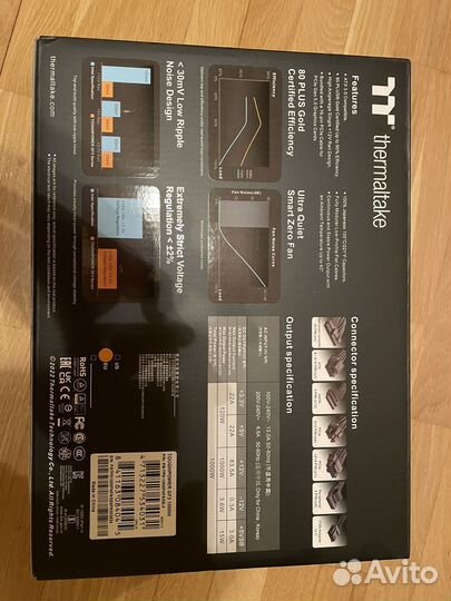 Блок питания thermaltake 1000w gf3