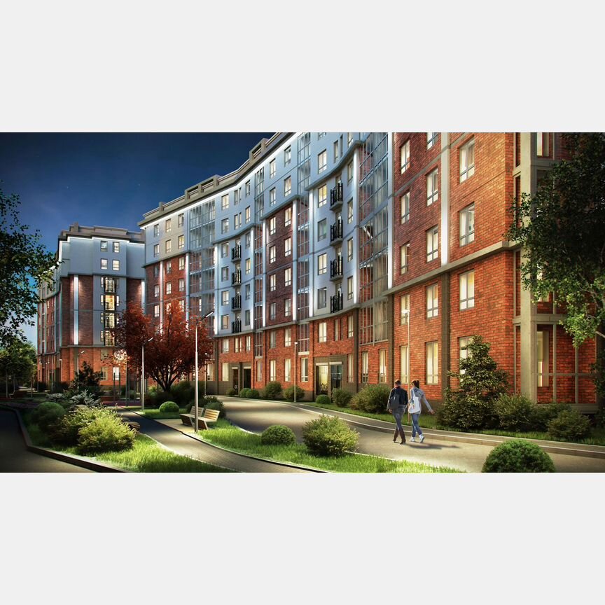 2-к. квартира, 68,3 м², 5/8 эт.