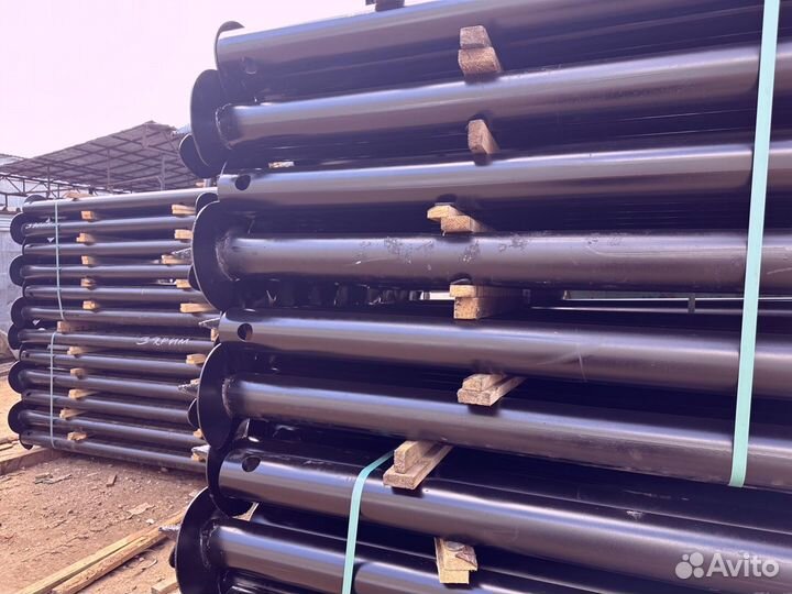 Винтовые сваи с монтажом