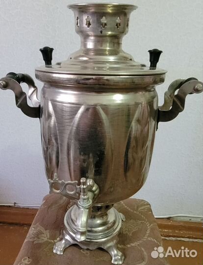 Самовар на дровах старинный