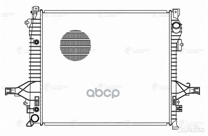 Радиатор охл. для а/м Volvo XC90 (02) LRc 10157