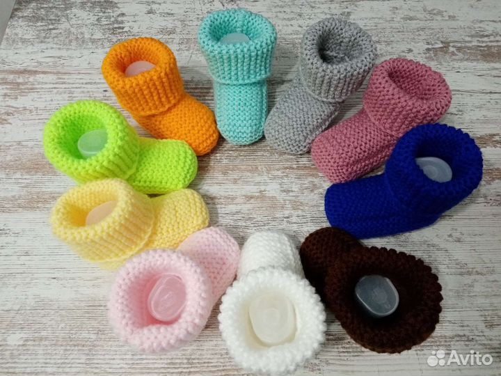 Пинетки вязаные