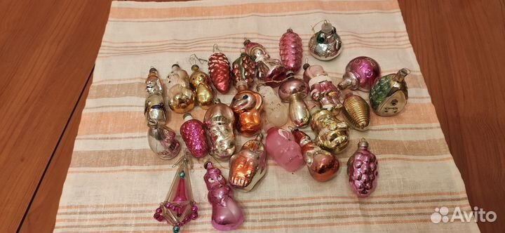 Елочные игрушки СССР одним лотом