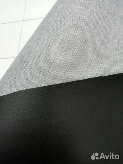 Экокожа кожзам Орегон чёрный