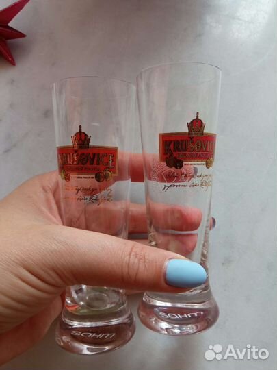 Стопка рюмка бокал Крушовице Krusovice