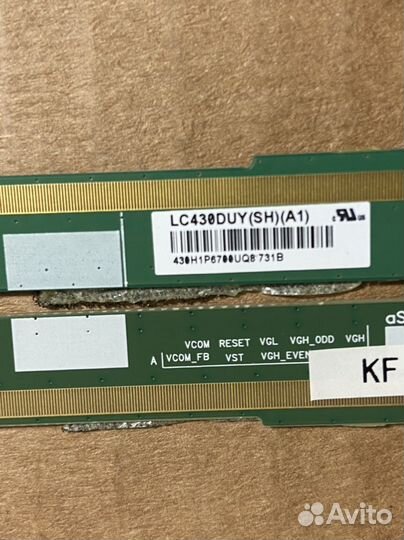 Philips43pfs4012/12 планки матрицы с шлейфами