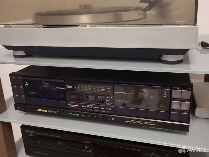 Кассетная дека Вега 122