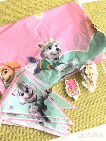 Набор для дня рождения щенячий патруль