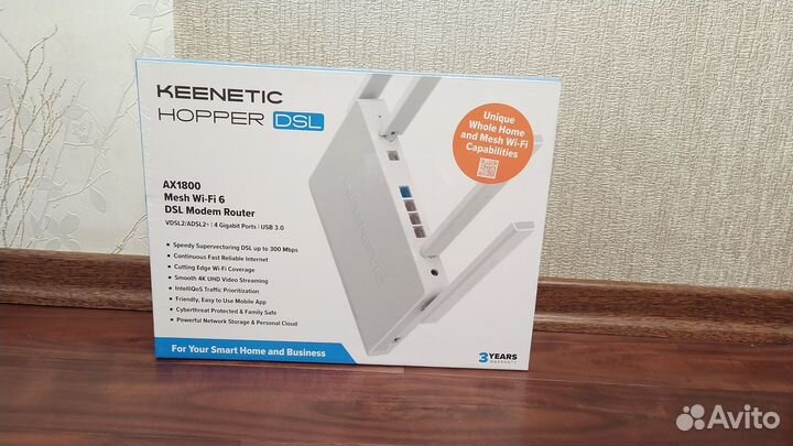 WiFi роутер Keenetic Hopper DSL KN-3610
