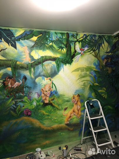 Художник. Роспись стен. Граффити