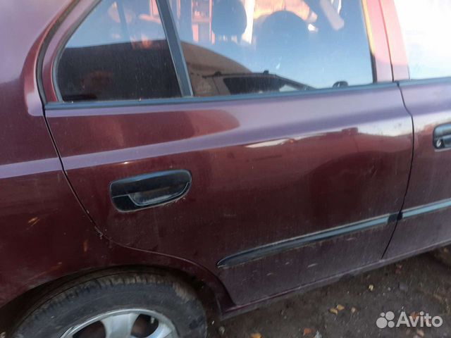 Дверь задняя правая hyundai accent