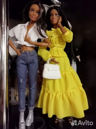 Барби Мода платина Barbie Style Brunette Doll 2