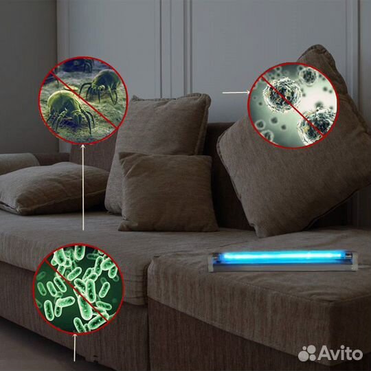 Лампа кварцевая бактерицидная ультрафиолетовая