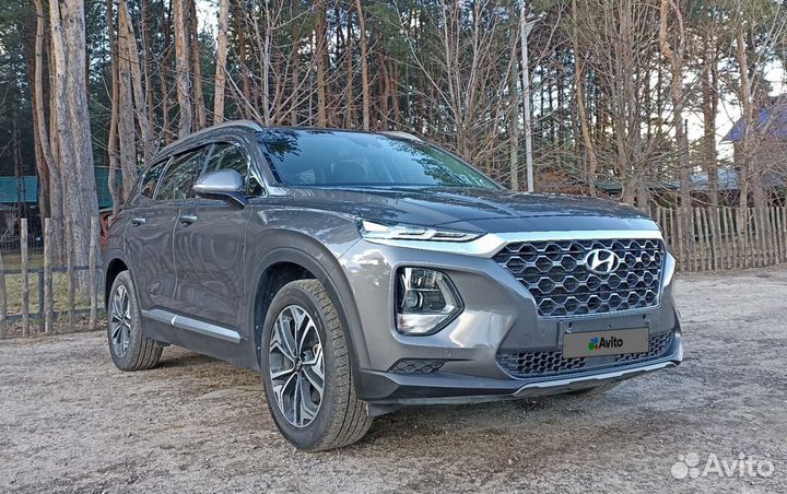 Hyundai Santa Fe 2.2 AT, 2019, 37 611 км