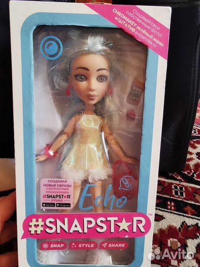 Кукла SnapStar Echo 23 см, с аксессуарами