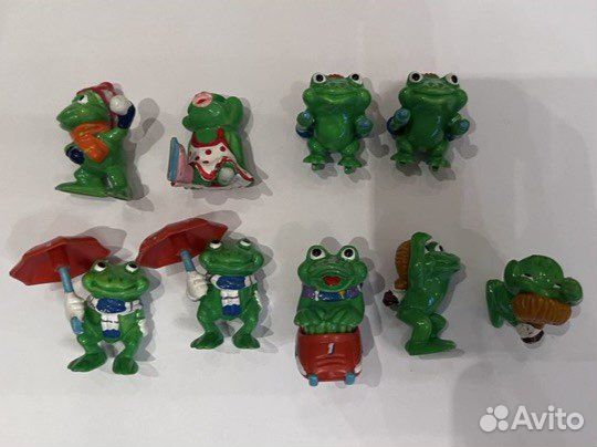 Игрушки из киндера сюрприза 90х коллекция