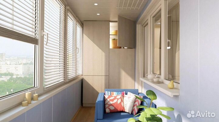 Остекление балконов