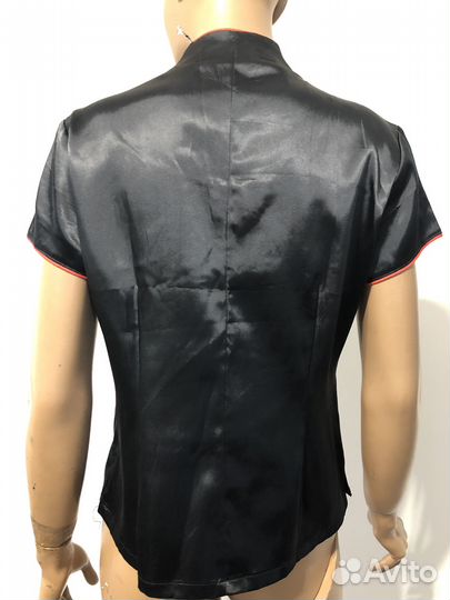 Блузка китайская чёрная