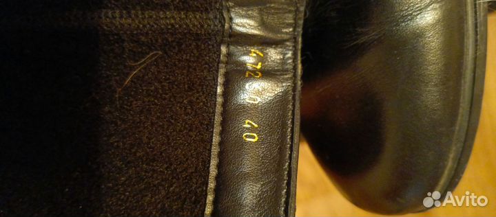 Сапоги женские натуральная кожа 40 размер