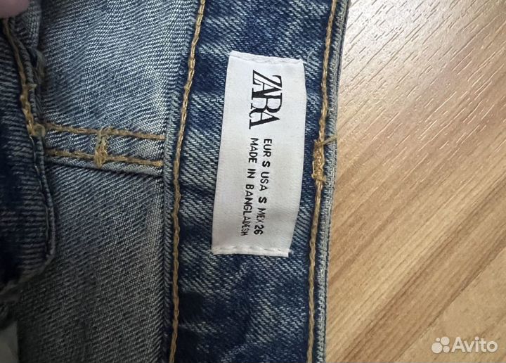 Джинсовая юбка миди Zara