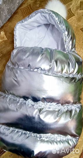 Зимний конверт на выписку