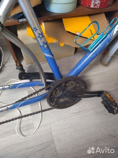 Рама велосипедная с рулём и тормозами