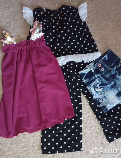 Огромный пакет с детскими вещами