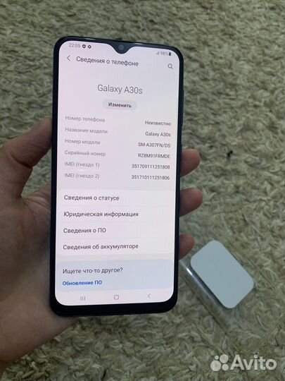Samsung Galaxy A30s, 3/32 ГБ