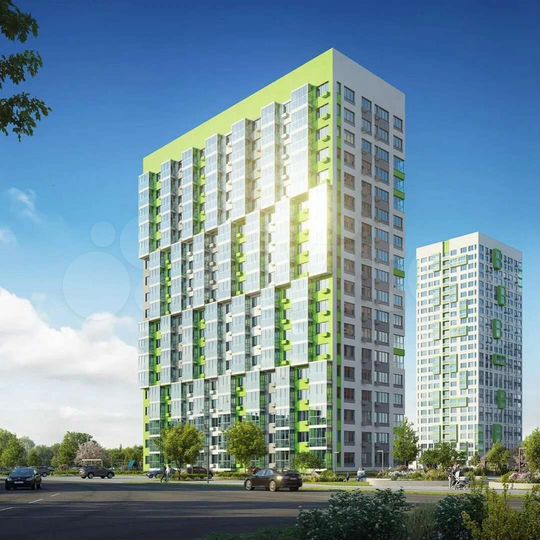 2-к. квартира, 44,6 м², 22/26 эт.