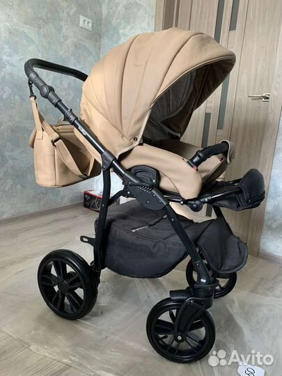 Коляска 2 в 1 эко кожа