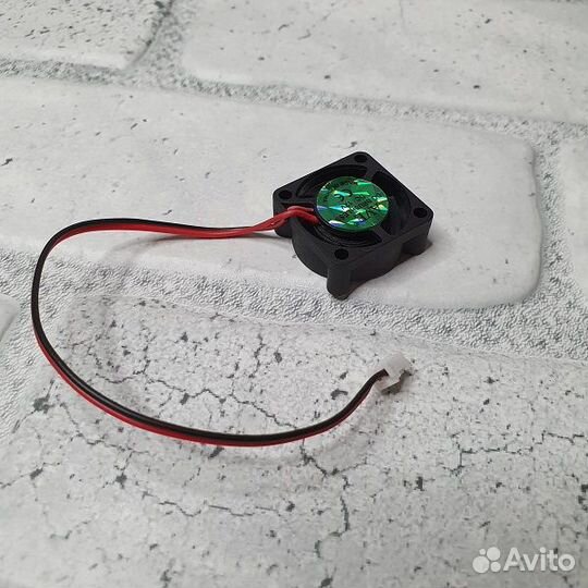 Вентилятор (25х10мм-12V-0.08А) (AVE)