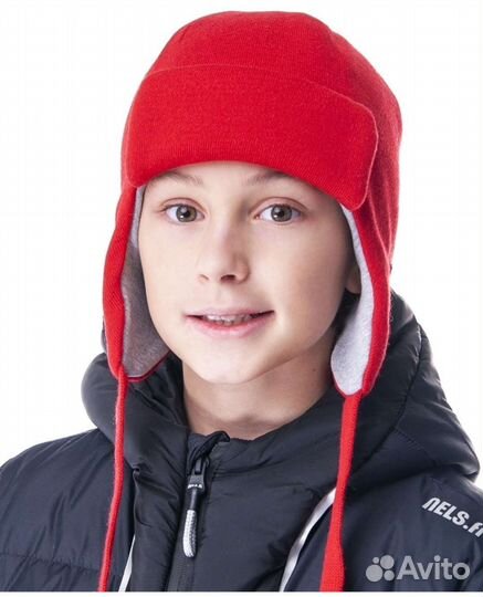 Новая зимняя шерстяная шапка на мальчика