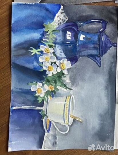 Картина акварель