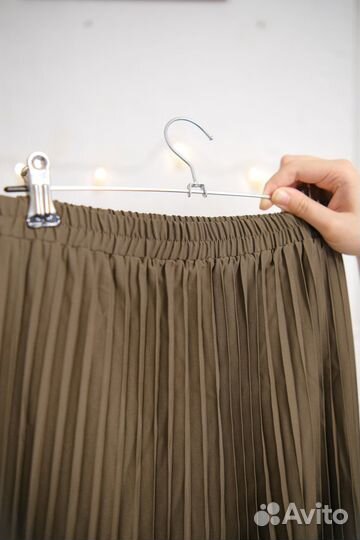 Юбка плиссе миди