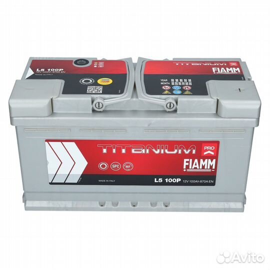 Аккумулятор Fiamm titan ium Pro 100