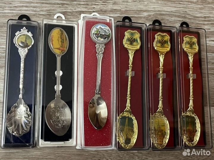 Ложка сувенирная города