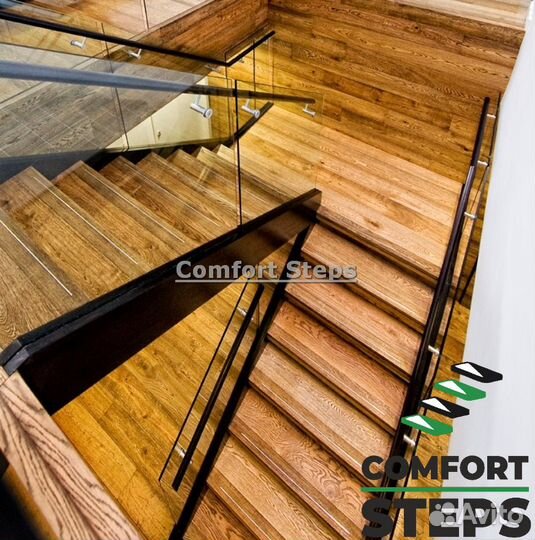 Шпонированные ступени для лестниц